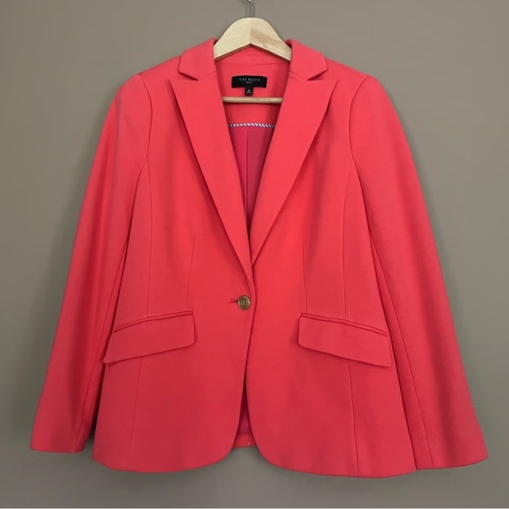 Talbots Women's Coral Blazer